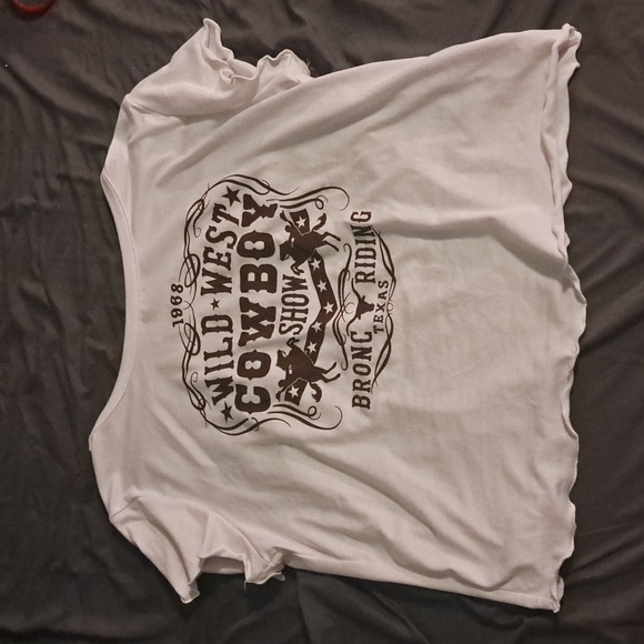 White cropped tee - Picture 1 of 2